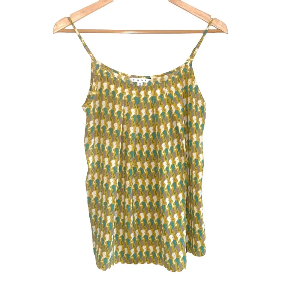 CAbi Cami Tank Top Seahorse Novelty
Print #411-Size Small - Picture 4 of 8